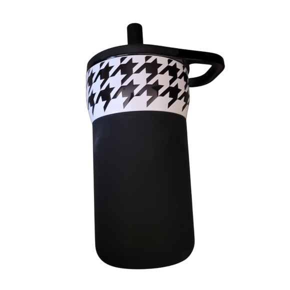 BrüMate Leap Leakproof Kids Tumbler - Black and White - Picture 2 of 3